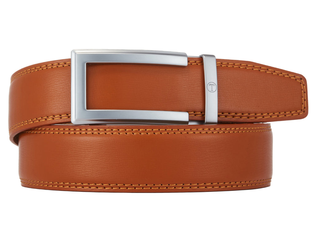 high texture refined look belt fashion design track belt