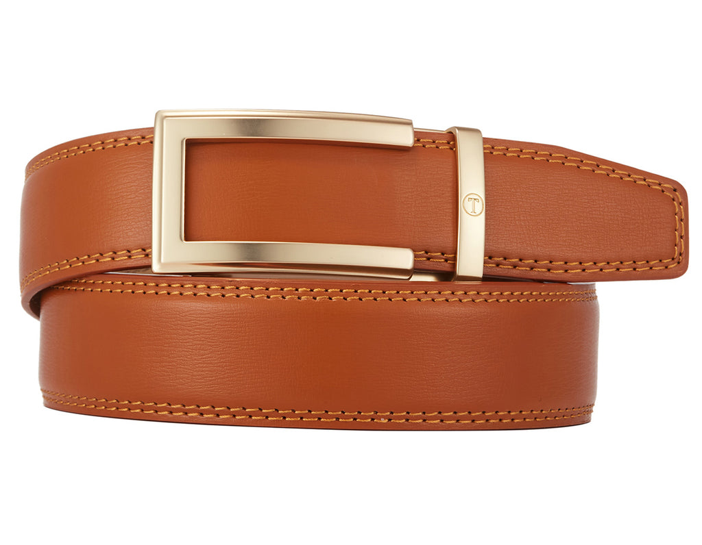 tan belt men formal suit leather