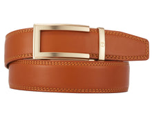Load image into Gallery viewer, tan belt men formal suit leather