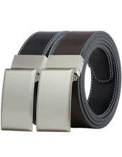 Load image into Gallery viewer, Tonywell Reversible Belts for Men Leather Dress Belt 1 3/8" Width Onesize for Exact Fit