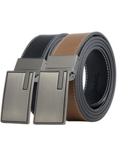 Load image into Gallery viewer, Tonywell Reversible Belts for Men Leather Dress Belt 1 3/8" Width Onesize for Exact Fit