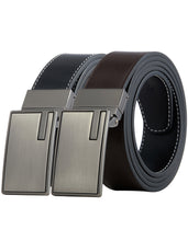 Load image into Gallery viewer, Tonywell Reversible Belts for Men Leather Dress Belt 1 3/8" Width Onesize for Exact Fit