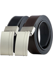 Load image into Gallery viewer, Tonywell Reversible Belts for Men Leather Dress Belt 1 3/8" Width Onesize for Exact Fit
