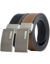 Load image into Gallery viewer, Tonywell Reversible Belts for Men Leather Dress Belt 1 3/8" Width Onesize for Exact Fit