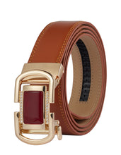 Load image into Gallery viewer, Tonywell Designer Belts for Men Gemstone Automatic Buckle