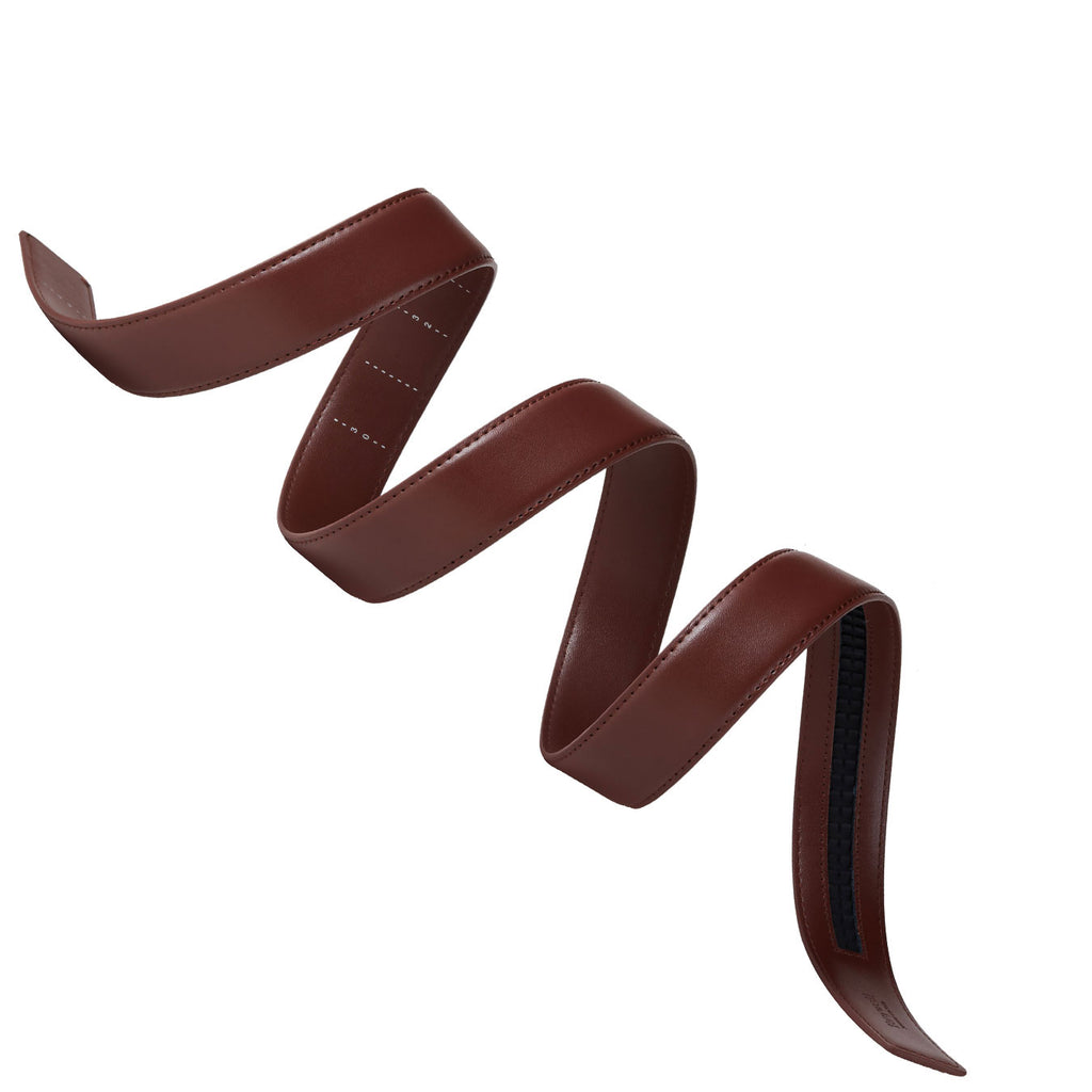 Genuine Leather Dress Belt Strap 1-3/8"(35mm) - Brown