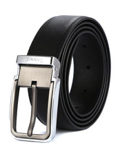 Load image into Gallery viewer, Tonywell Mens Leather Dress Blet 35mm Wide with Single Prong Buckle Adjustable Exact fit