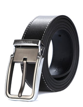 Load image into Gallery viewer, Tonywell Mens Leather Dress Blet 35mm Wide with Single Prong Buckle Adjustable Exact fit