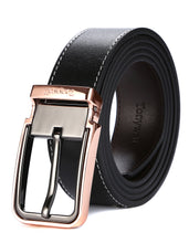 Load image into Gallery viewer, Tonywell Mens Leather Dress Blet 35mm Wide with Single Prong Buckle Adjustable Exact fit