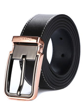 Load image into Gallery viewer, Tonywell Mens Leather Dress Blet 35mm Wide with Single Prong Buckle Adjustable Exact fit