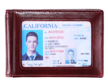 Load image into Gallery viewer, Tonywell Mens Front Pocket Wallet RFID Blocking Genuine Leather Bifold Money Clip