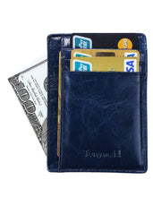 Load image into Gallery viewer, Tonywell Credit Card Holder RFID Blocking Security Minimalist Front Pocket Wallet