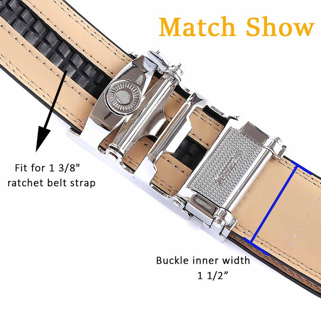 raplacement buckle for men's ratchet belt