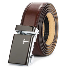 Load image into Gallery viewer, coffee brown belt for men's jeans