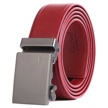 Load image into Gallery viewer, mens red belt gun buckle