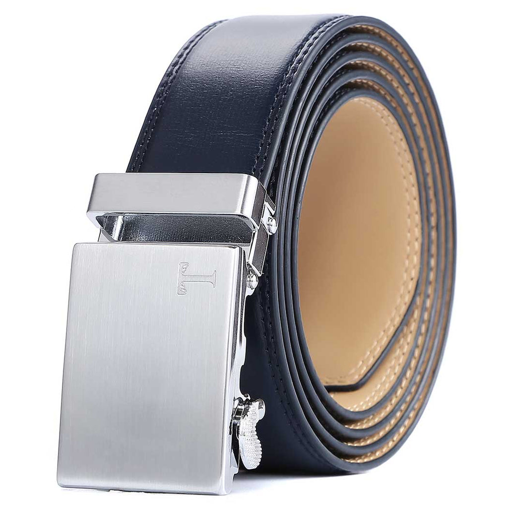 Dress Belts Men with Automatic Buckle 35mm Wide