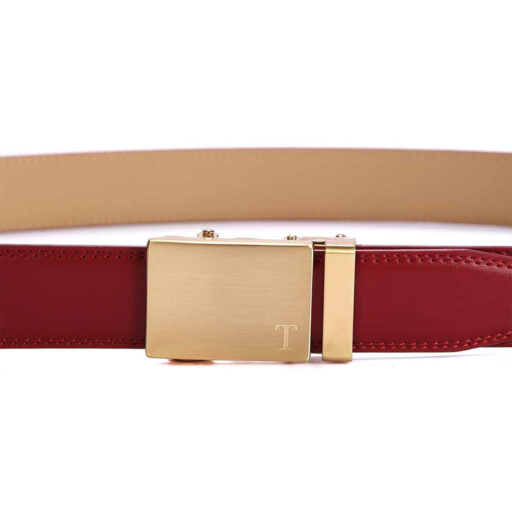 Leather Belt Classic Buckle 35mm