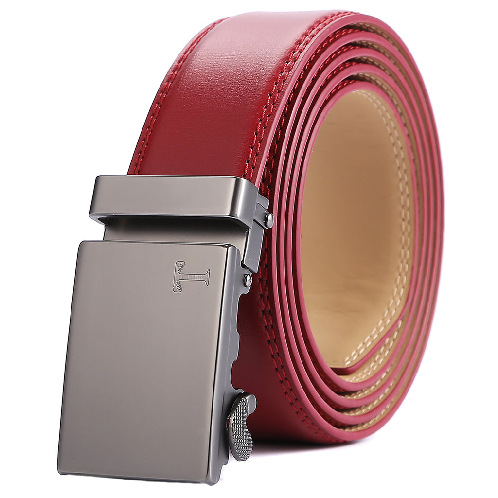 Leather Belt Classic Buckle 35mm