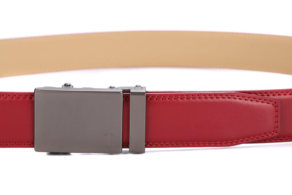 Leather Belt Classic Buckle 35mm