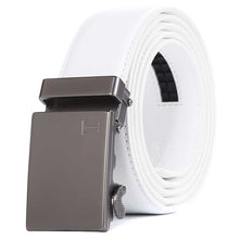 Load image into Gallery viewer, mens white belt gun buckle