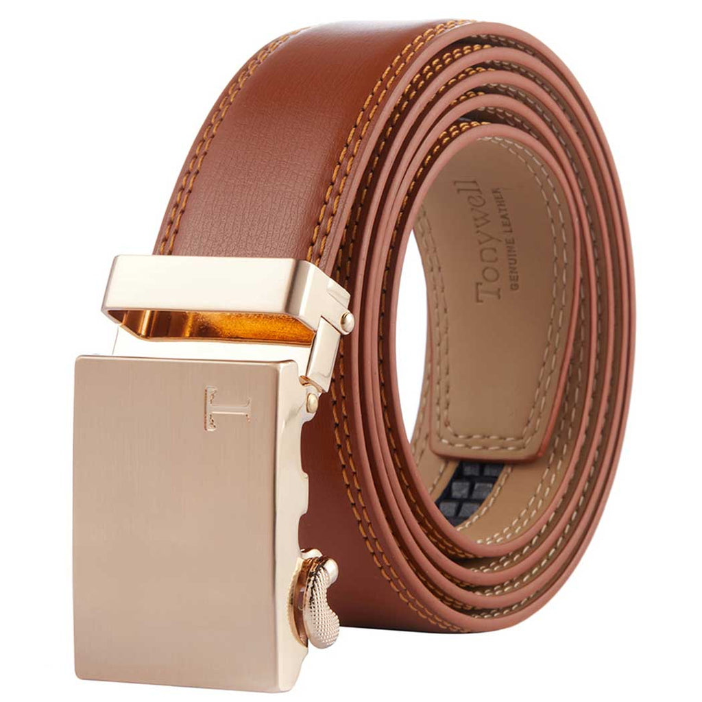 Dress Belts Men with Automatic Buckle 35mm Wide