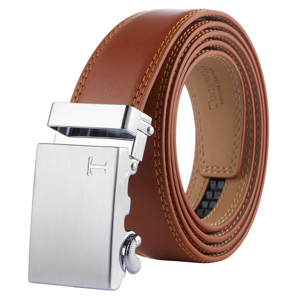 Dress Belts Men with Automatic Buckle 35mm Wide