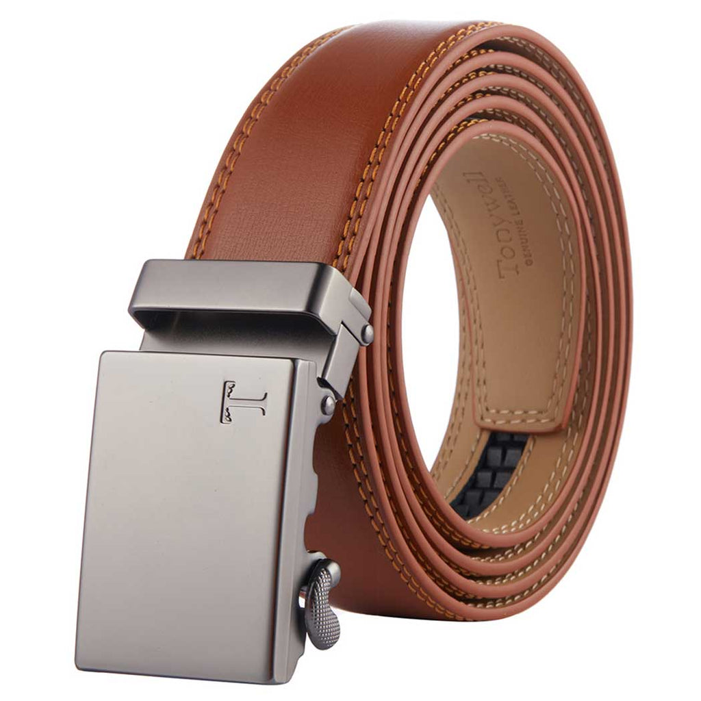 Dress Belts Men with Automatic Buckle 35mm Wide