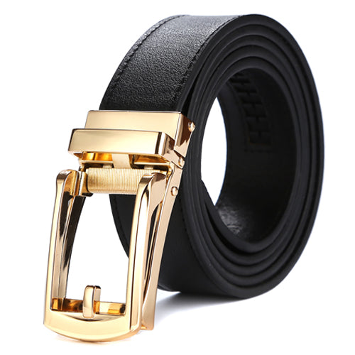 Tonywell Men's Leather Designer Belt with Fashion Comfort Click Buckle  Exact Fit