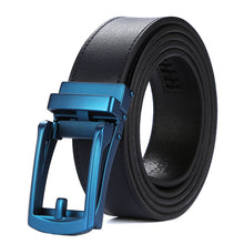 Load image into Gallery viewer, Tonywell_Click_Belt_Dark_Blue_Belt_Blue_Buckle_for_Men