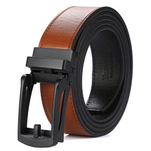 Load image into Gallery viewer, Tonywell_Click_Belt_Tan_Belt_Black_Buckle_for_Men