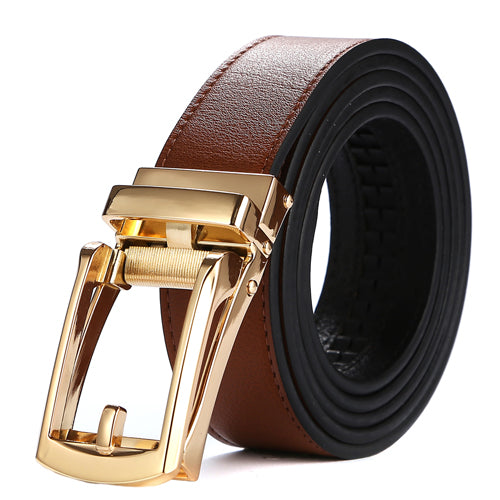 Tonywell_Click_Belt_Tan_Belt_Gold_Buckle_for_Men