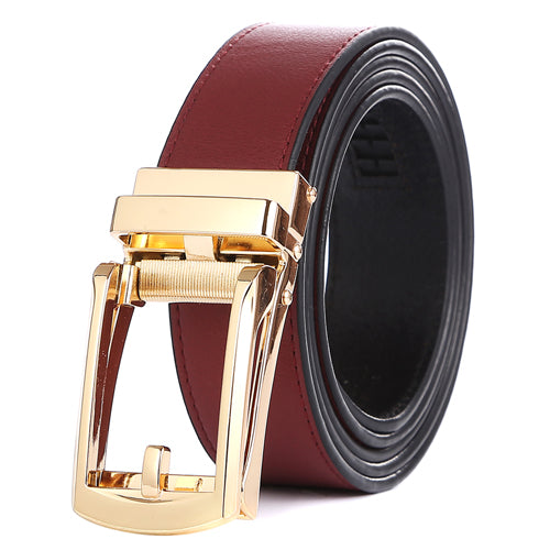 Tonywell_Click_Belt_Wine_Belt_Gold_Buckle_for_Men