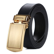 Load image into Gallery viewer, Tonywell_Distinctive_Buckle_Dark_Blue_Belt_Gold_Buckle