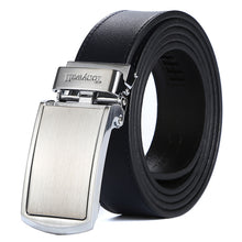 Load image into Gallery viewer, Tonywell_Distinctive_Buckle_Dark_Blue_Belt_Silver_Buckle