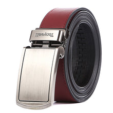 Load image into Gallery viewer, Tonywell_Distinctive_Buckle_Wine_Red_Belt_Gun_Buckle