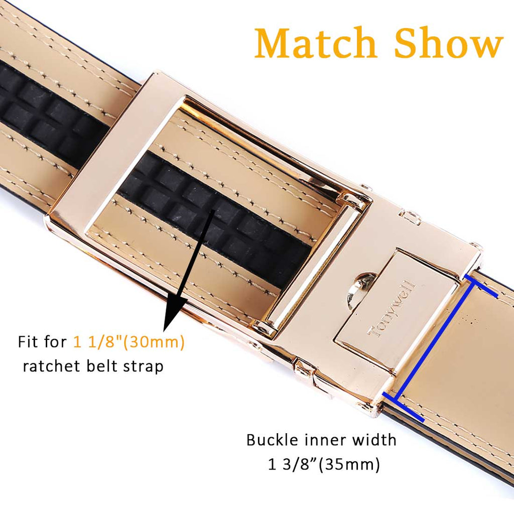 Belt Buckle 1 3/8" (35cm) Gold