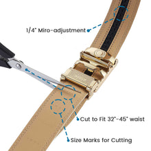 Load image into Gallery viewer, Belts for Men with Automatic Buckle 35mm