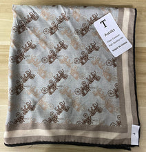 Load image into Gallery viewer, T 100% Silk Ascots -Carriage Print