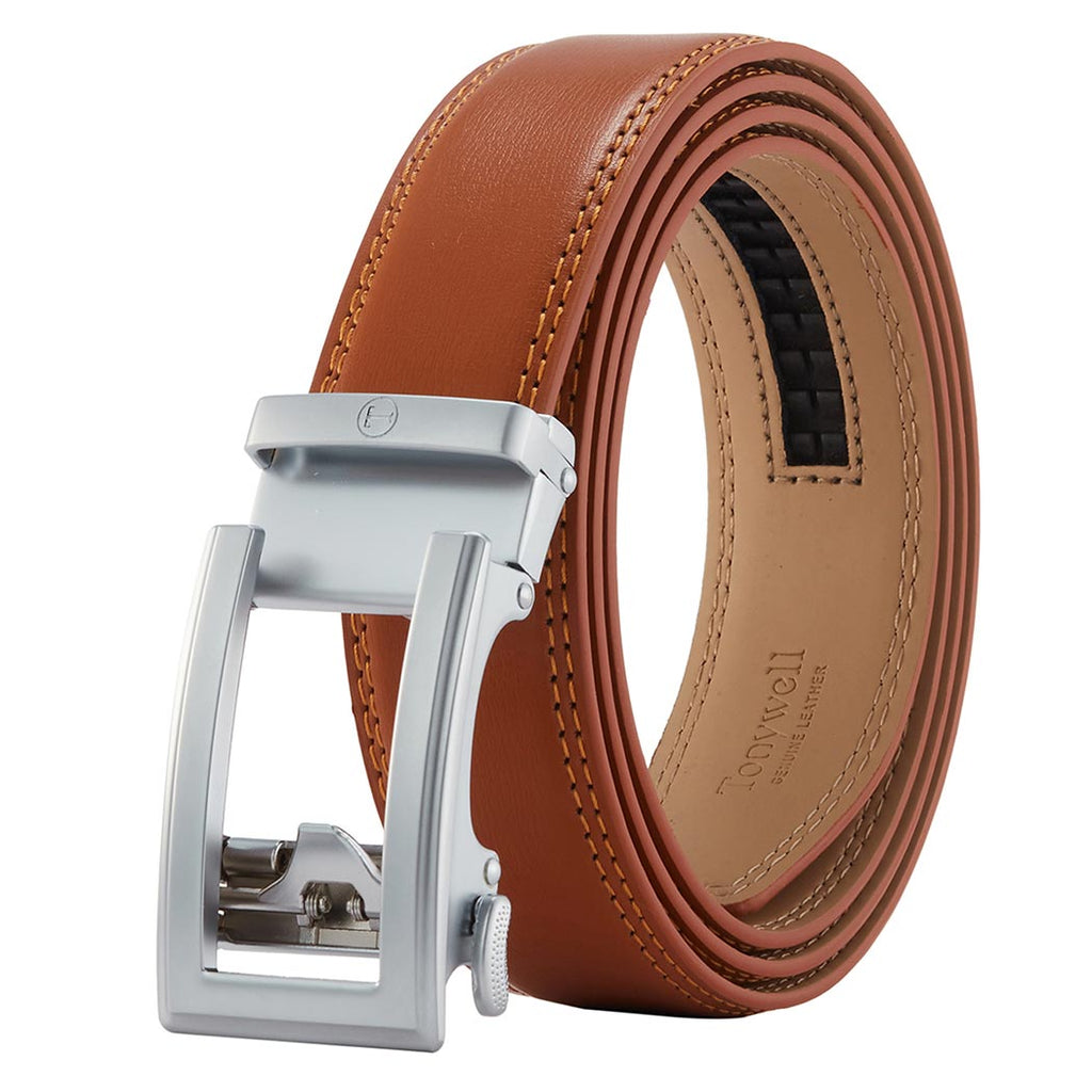 click belt for men durability genuine leather belt