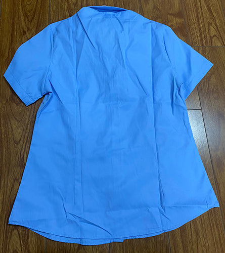 T Women's Short-Sleeve Work Shirt -Breathable Office Top