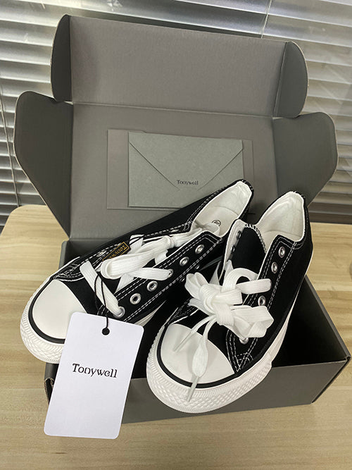 Tonywell Canvas Sneakers -Black