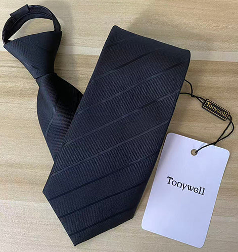 Tonywell Men’s Zipper Tie