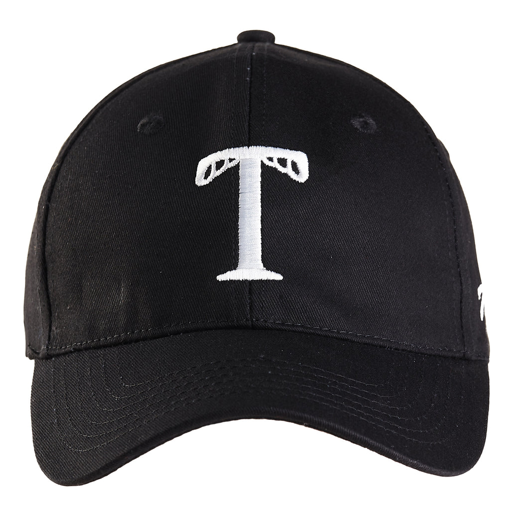 Tonywell Baseball Cap Adjustable Dad Hat Cotton Twill -Black