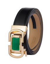 Load image into Gallery viewer, Tonywell Designer Belts for Men Gemstone Automatic Buckle