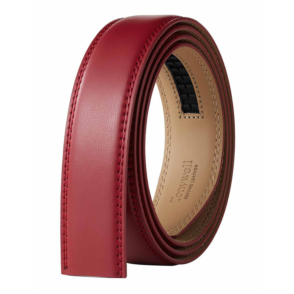 1 3/8"(35mm) Ratchet Belt Strap Only - Red
