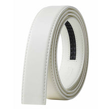 Load image into Gallery viewer, Genuine Leather Dress Belt Strap 1-3/8&quot;(35mm) - White