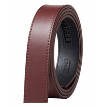 Load image into Gallery viewer, ratchet belt strap only wine red