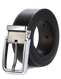 Tonywell Mens Leather Dress Blet 35mm Wide with Single Prong Buckle Adjustable Exact fit