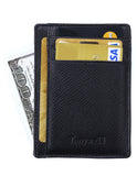 Tonywell Credit Card Holder RFID Blocking Security Minimalist Front Pocket Wallet