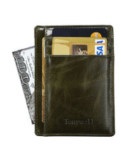 Load image into Gallery viewer, Tonywell Credit Card Holder RFID Blocking Security Minimalist Front Pocket Wallet